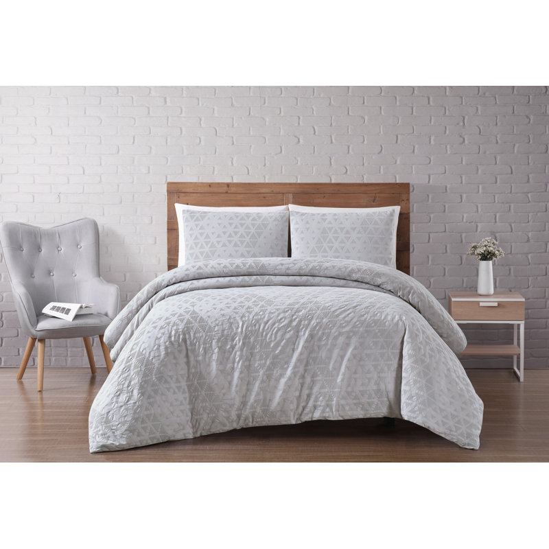 Foundstone Tiffany Woven Diamond Duvet Cover Set & Reviews Wayfair